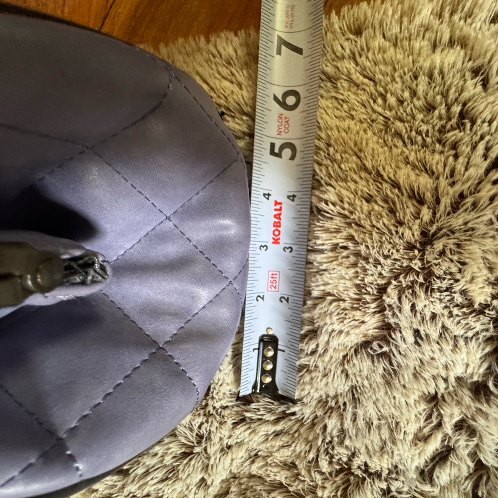 The Nightmare Before Christmas clasp Black and Purple Quilted Women's Handbag - Picture 9 of 9